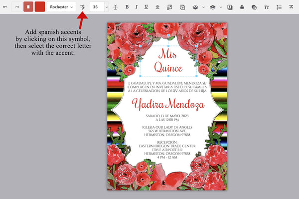 Digital Invitation Template - 5x7 Editable Invitation - Western Cowboy Country Sweet 16 Quinceañera Invitation, Printable DIY