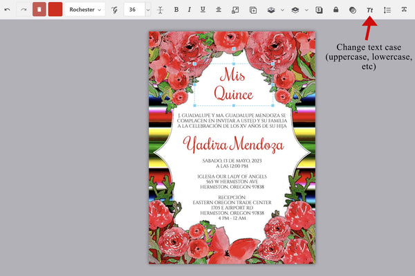 Digital Invitation Template - 5x7 Editable Invitation - Western Cowboy Country Sweet 16 Quinceañera Invitation, Printable DIY